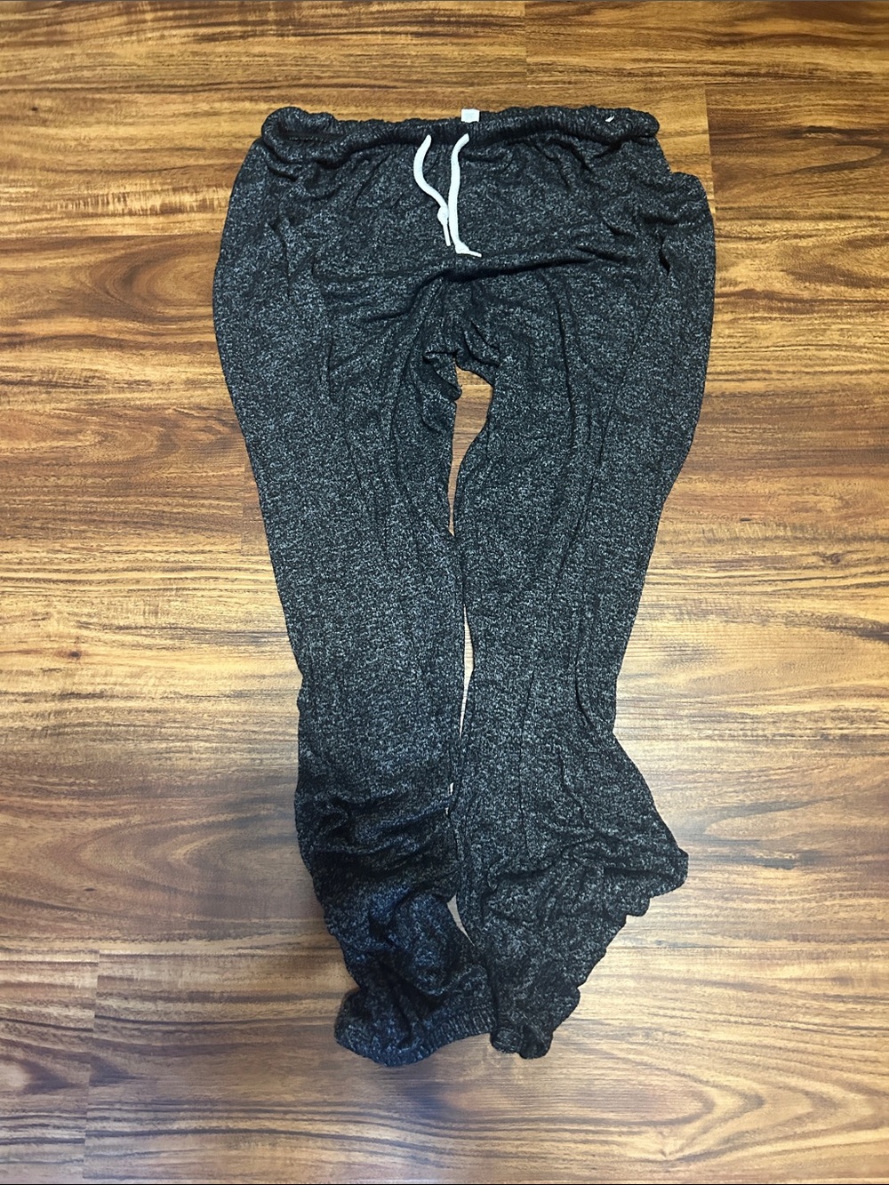 PINK Victoria's Secret Dark Gray Heather Drawstring Joggers